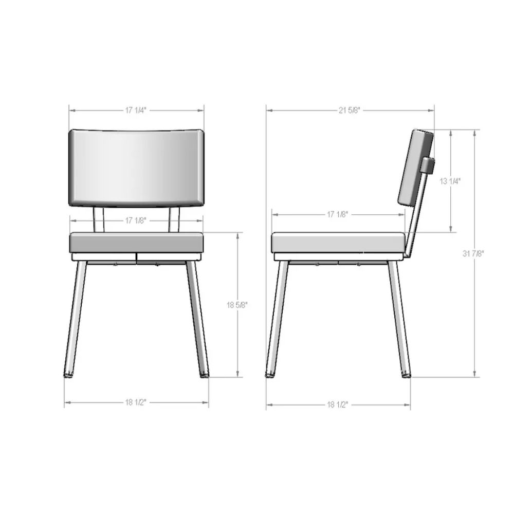 Picture of Amisco | Wesley Dining Chair