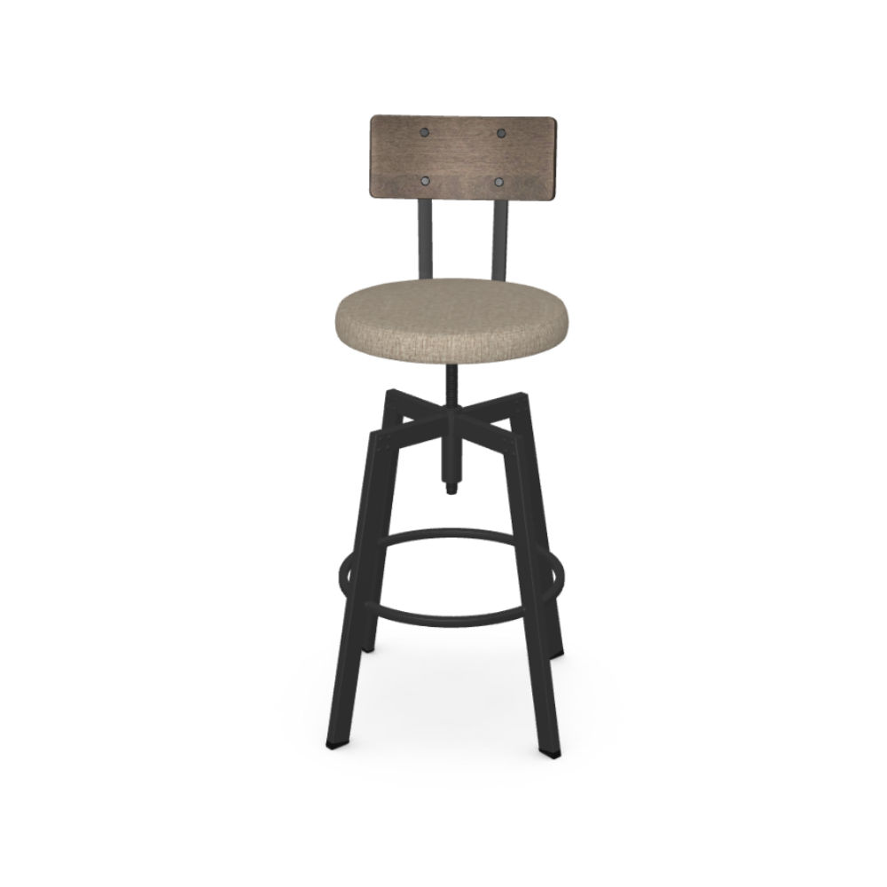 Picture of Amisco | Architect Upholstered Stool