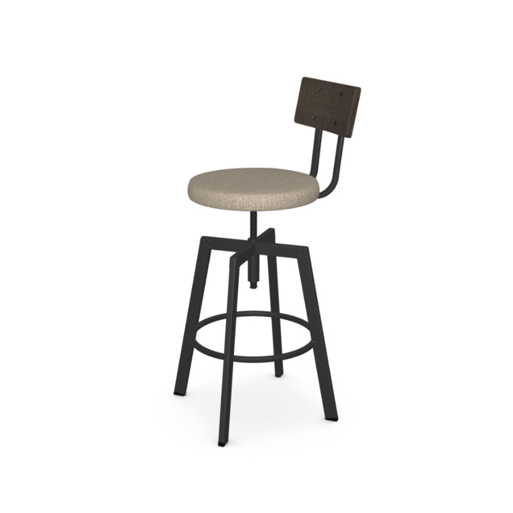 Picture of Amisco | Architect Upholstered Stool