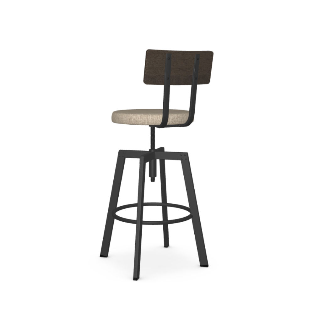 Picture of Amisco | Architect Upholstered Stool