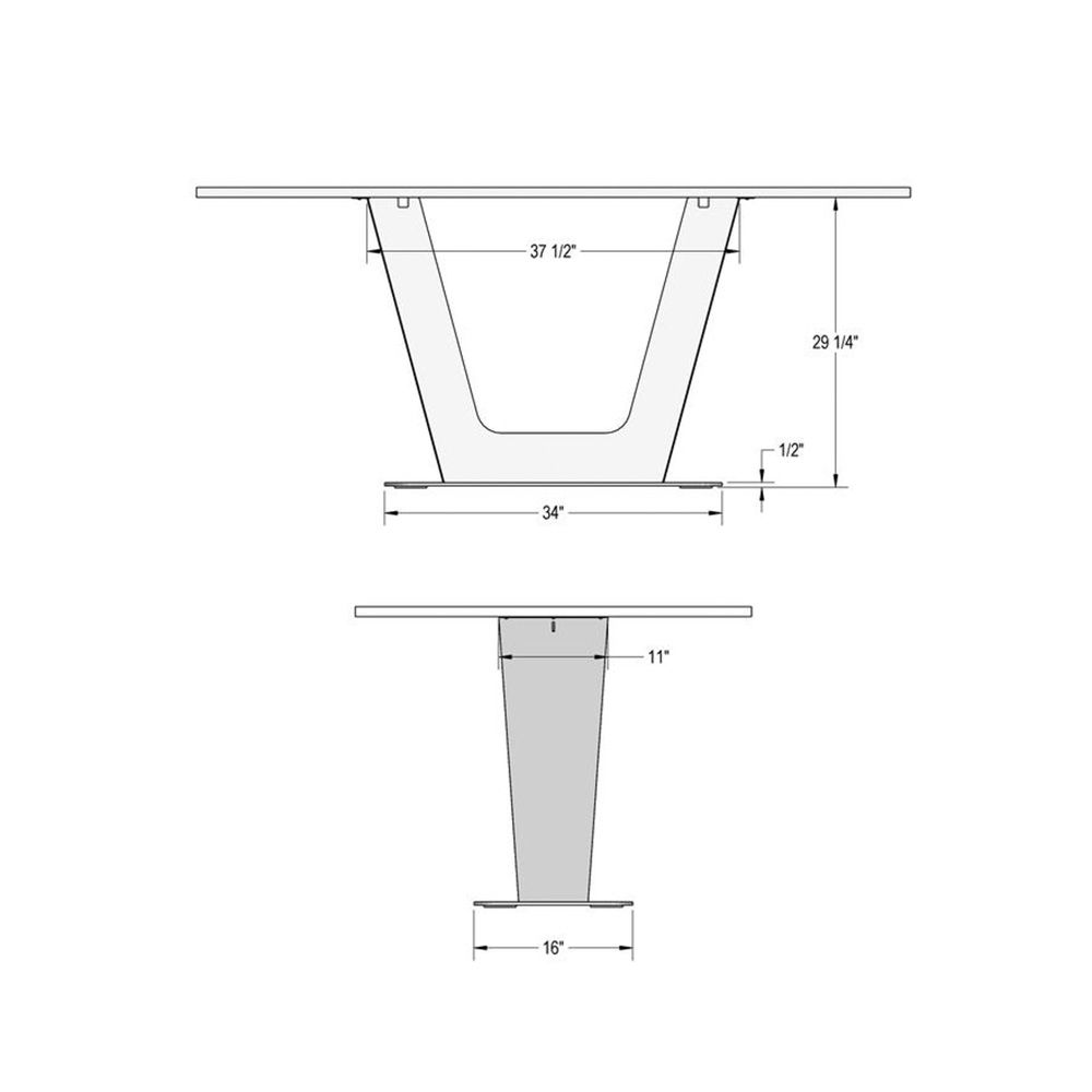 Picture of Amisco | Amelia Dining Table