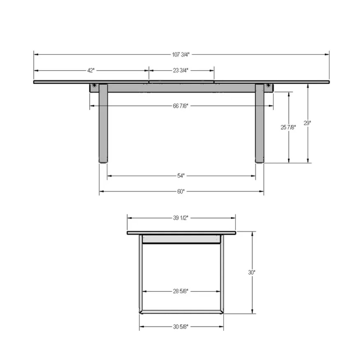 Picture of Amisco | Burton Extendable Table