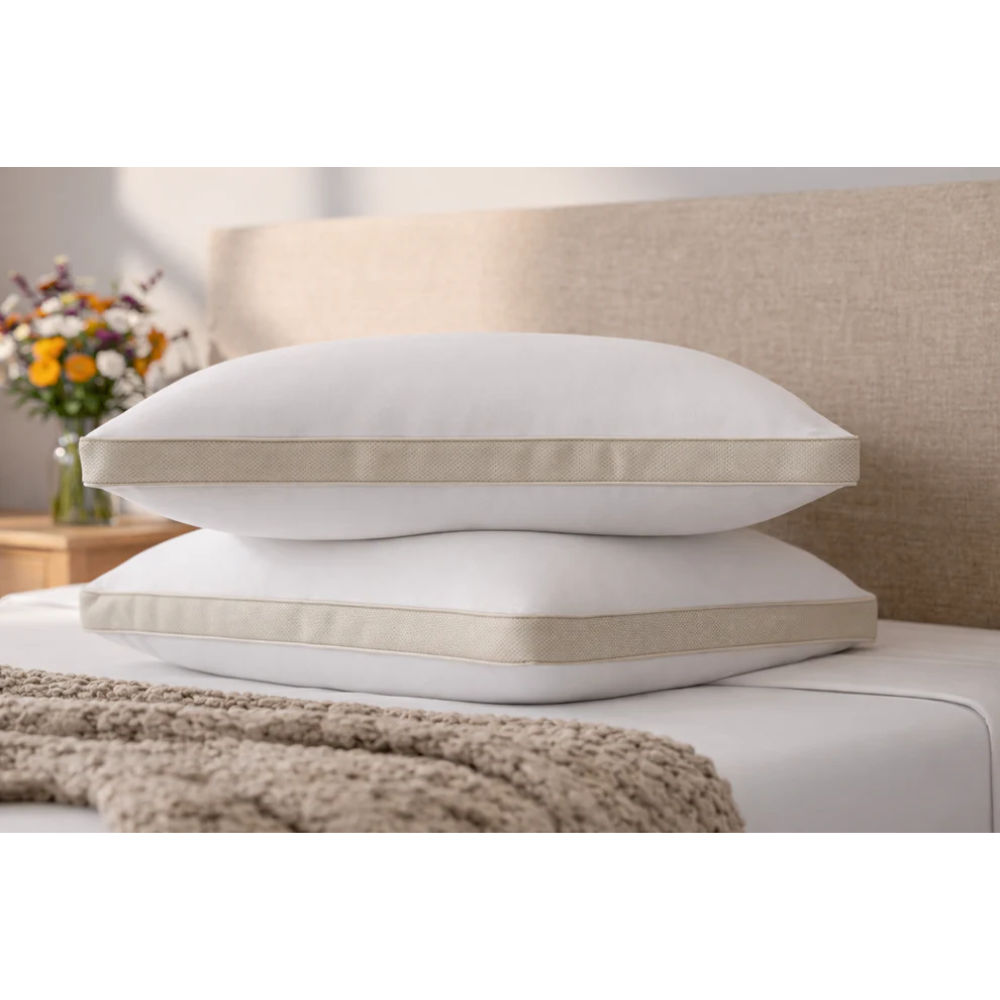 Picture of HealthGuard | Organic Bamboo Premium Queen Pillow