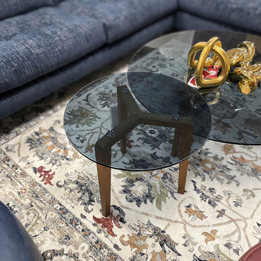 Picture of Bellini | Jade End Table with Glass Top