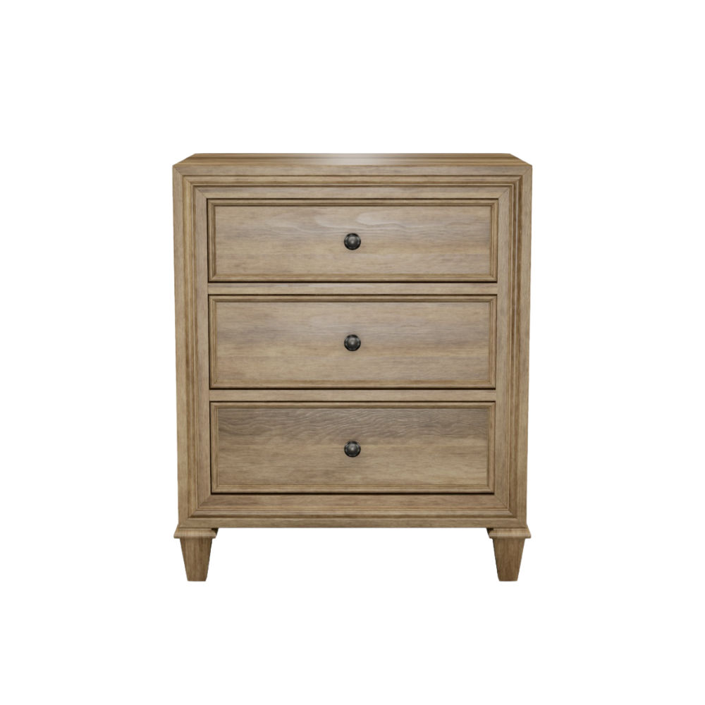 Picture of Durham | Lakeridge 3 Drawer Nigh Stand