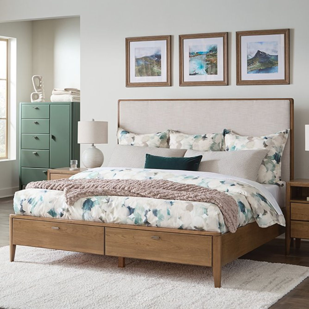 Picture of Durham Furniture | Caledon King Panel Bed