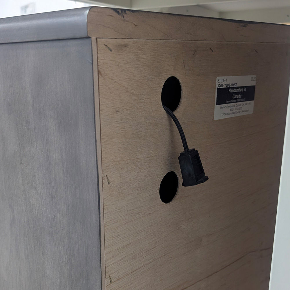 Picture of Durham | Westend 2 Drawer Nightstand with Power