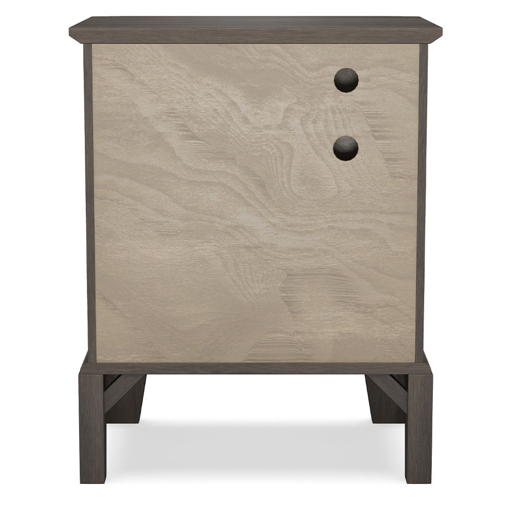 Picture of Durham | Urbane 2 Drawer Nightstand with Power