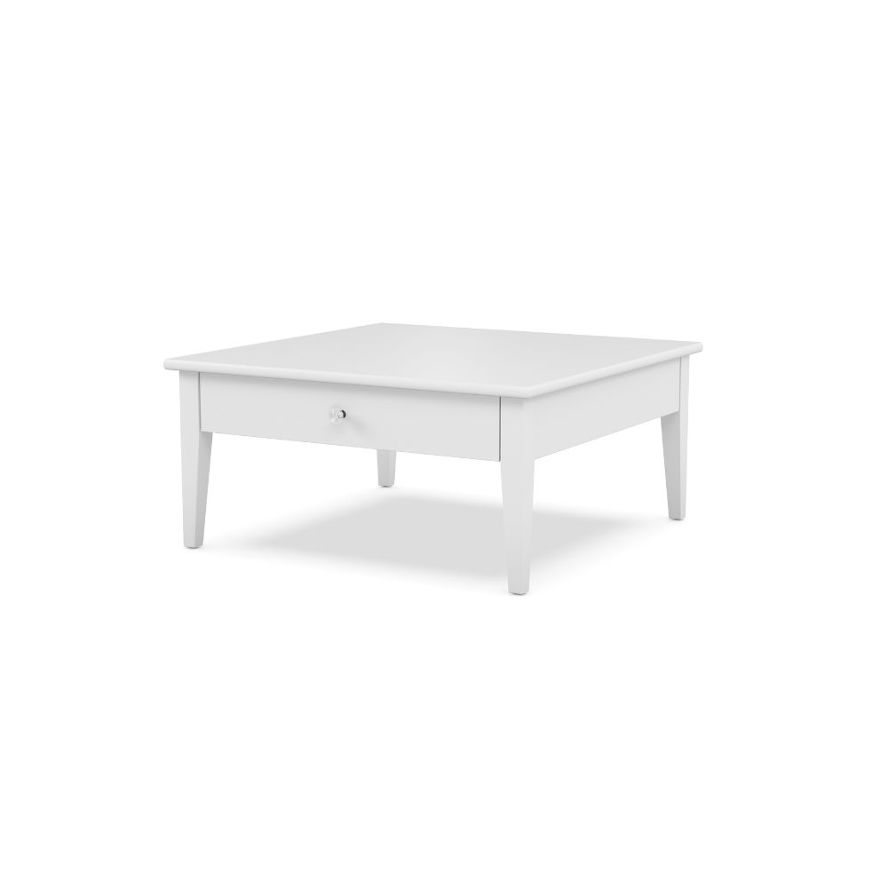 Picture of Durham Furniture | Square Cocktail Table with Drawer