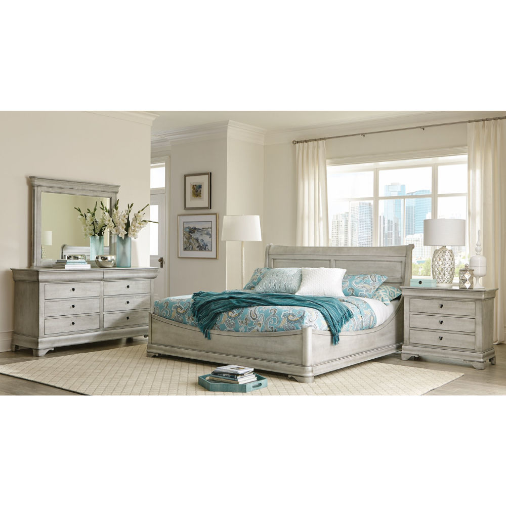 Picture of Durham Furniture | Chateau Fontaine Queen Euro Bed