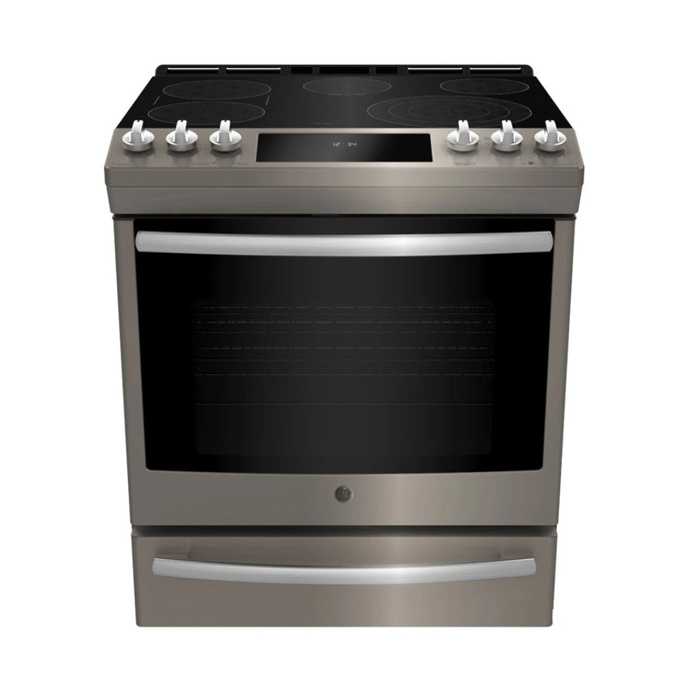 Picture of GE | 30" Slate Slide-In Electric Range