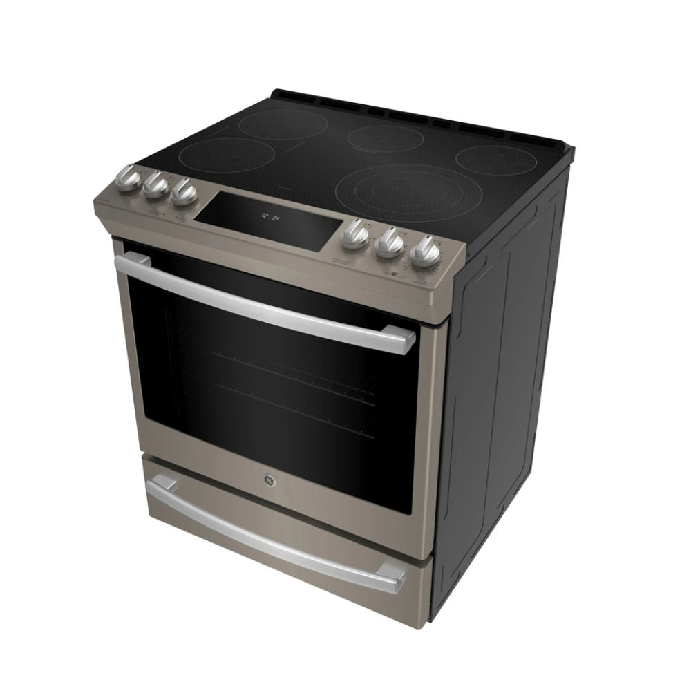 Picture of GE | 30" Slate Slide-In Electric Range