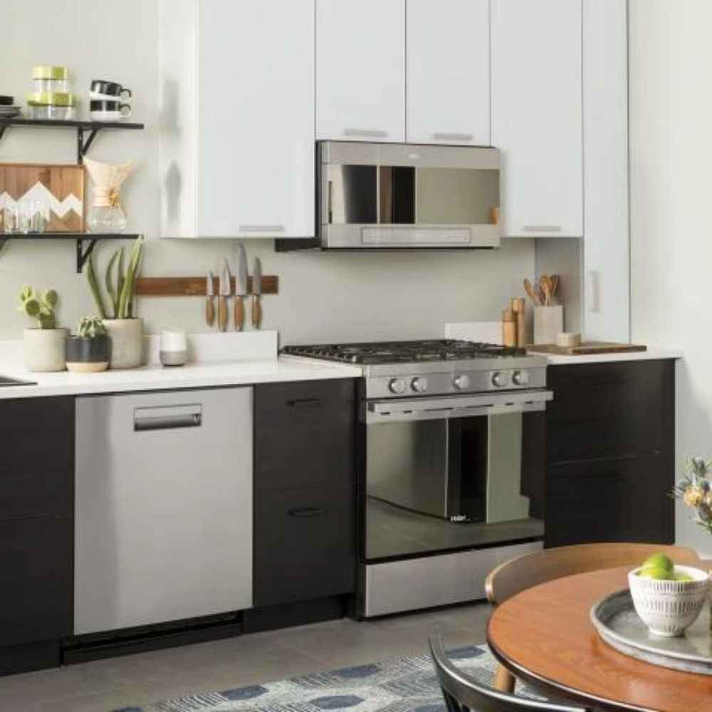 Picture of Haier | 30" 1.6 Cu. Ft. Stainless Steel Over the Range Microwave