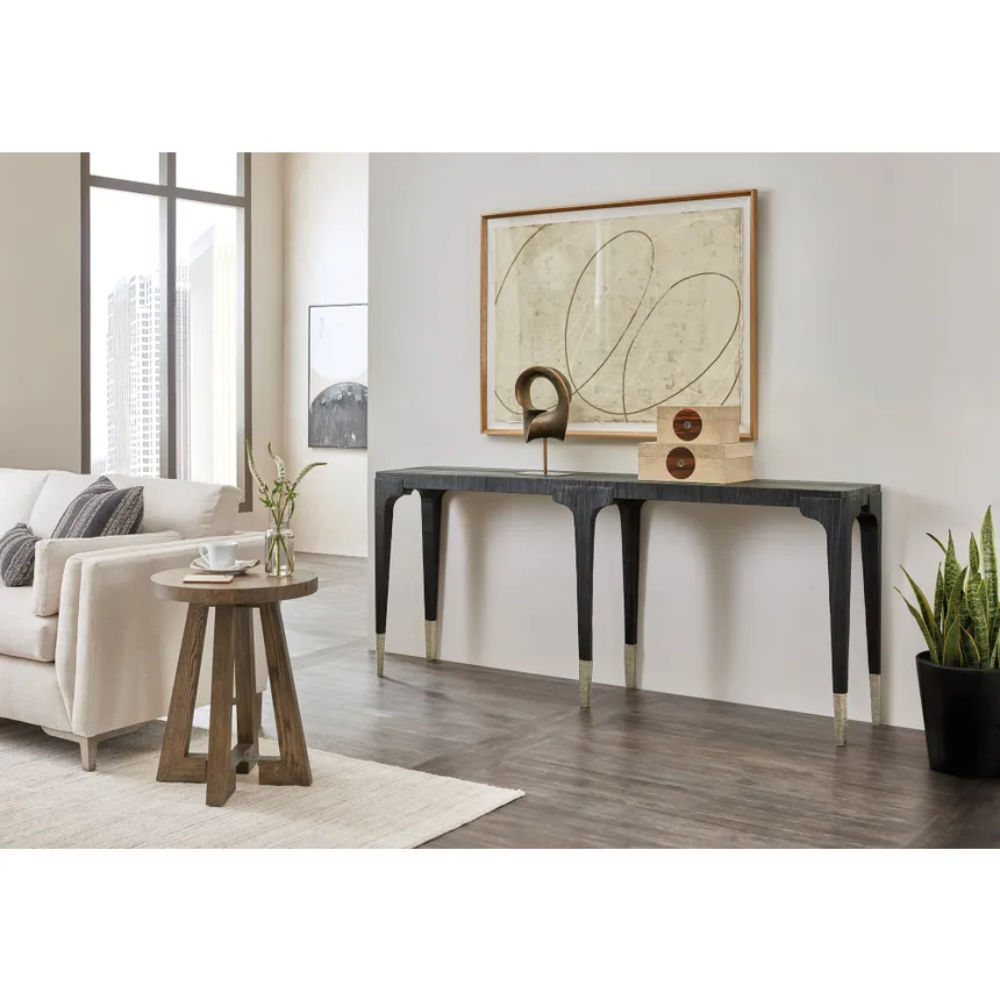 Picture of Hooker Furniture | Chapman Shou Sugi Ban Console Table