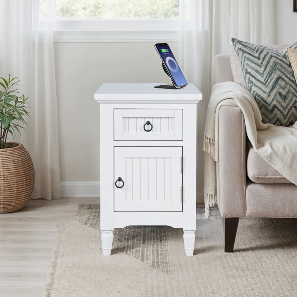 Picture of Jofran | Westport Cabinet Power Chair Side Table