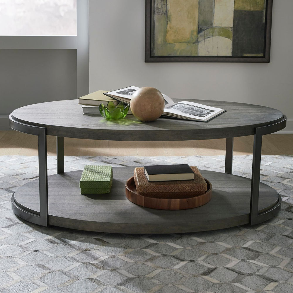 Picture of Liberty Furniture | Modern View Oval Cocktail Table Base