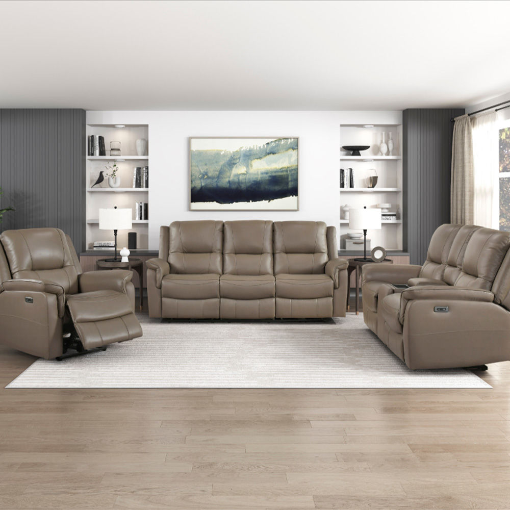 Picture of Mazin | Power Double Reclining Love Seat with Centre Console