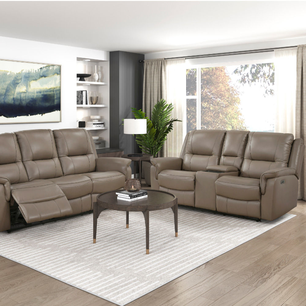 Picture of Mazin | Power Double Reclining Love Seat with Centre Console