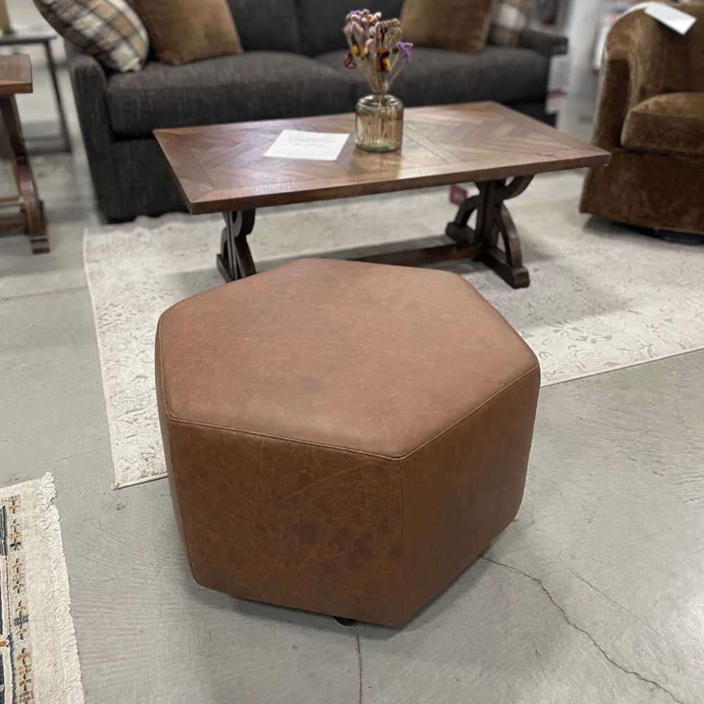 Picture of Palliser | Mingle Hexagon Medium Ottoman