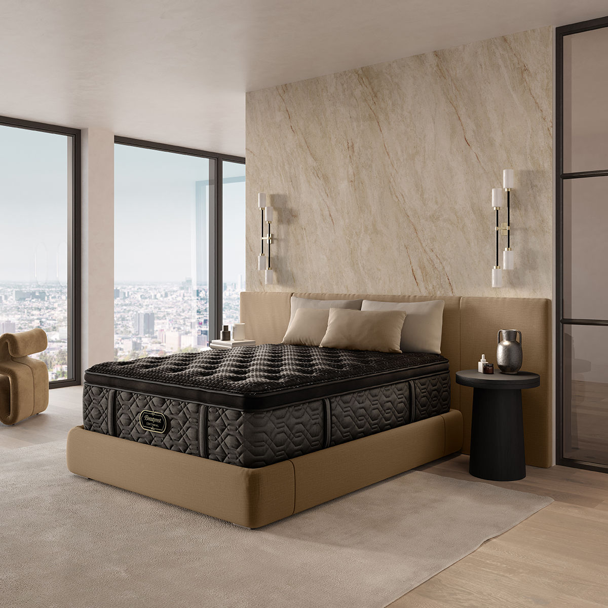 Picture of Beautyrest | Adonis Pillow Top Plush Queen Mattress