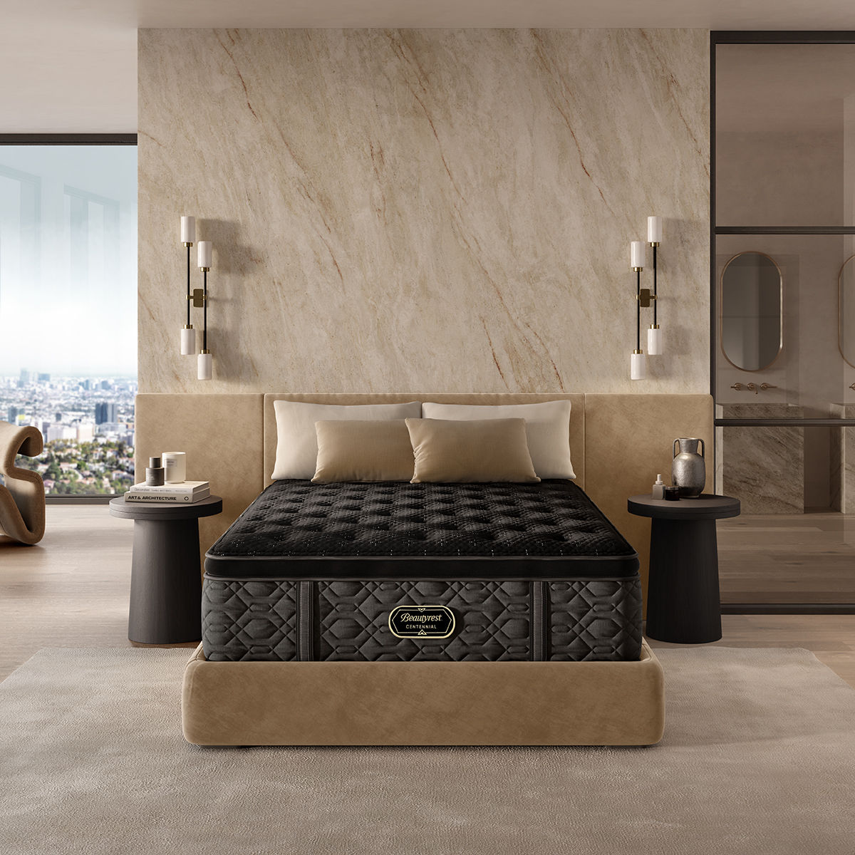 Picture of Beautyrest | Adonis Pillow Top Plush Queen Mattress