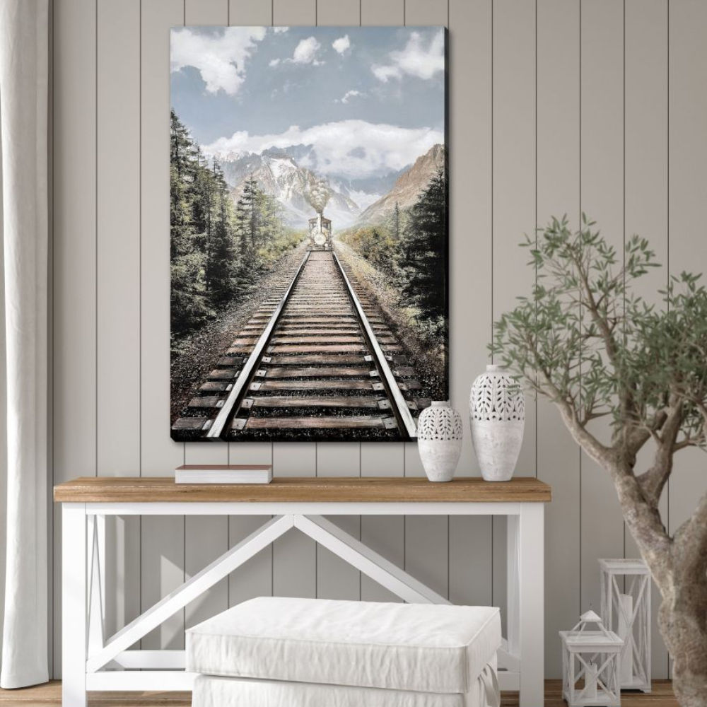 Picture of Streamline Art | Mountain Tracks