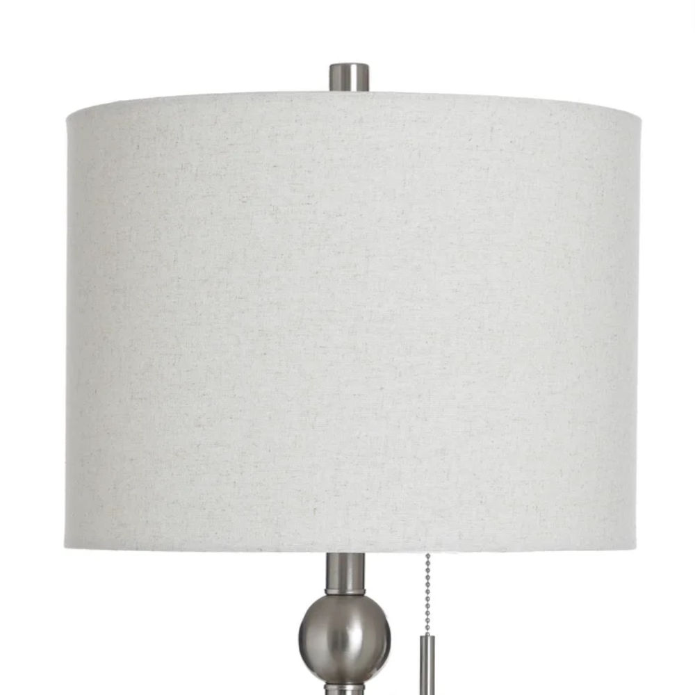 Picture of StyleCraft | Chadron Silver Table Lamp