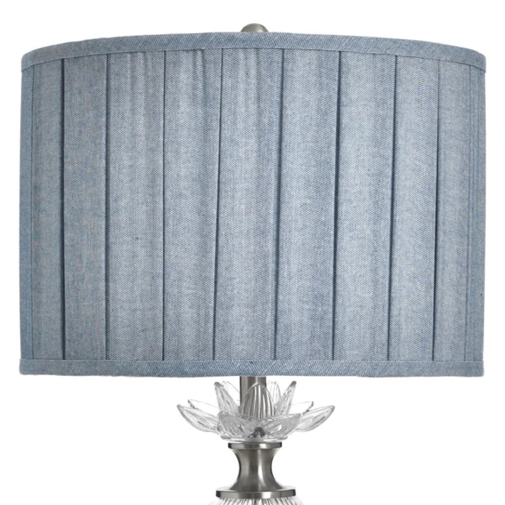 Picture of StyleCraft | Lotus Silver Table Lamp
