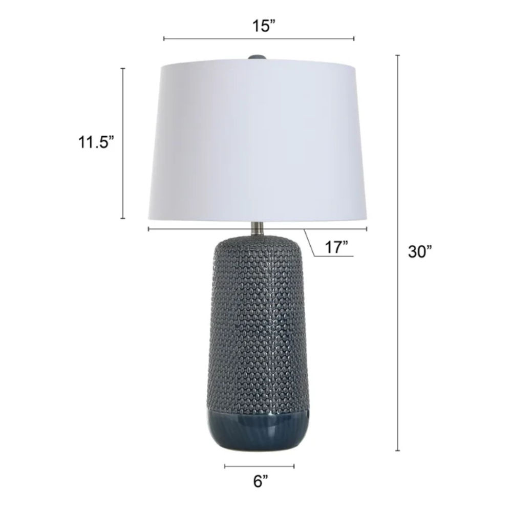 Picture of StyleCraft | Patley Blue Table Lamp