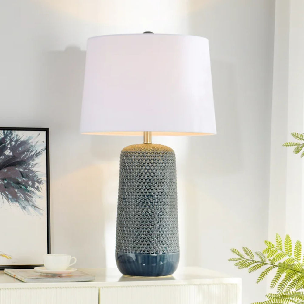 Picture of StyleCraft | Patley Blue Table Lamp