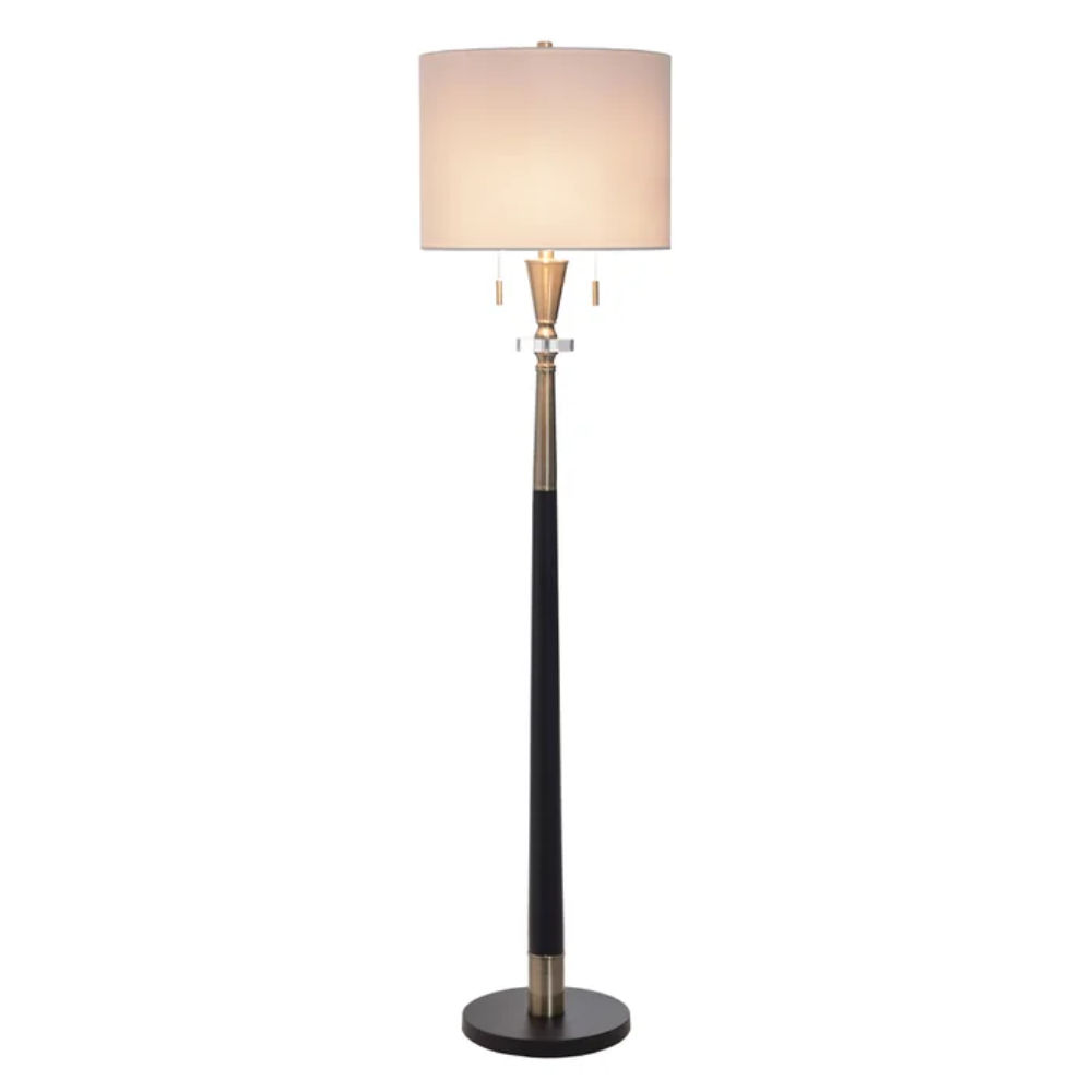 Picture of StyleCraft | Larson Gold Steel Floor Lamp