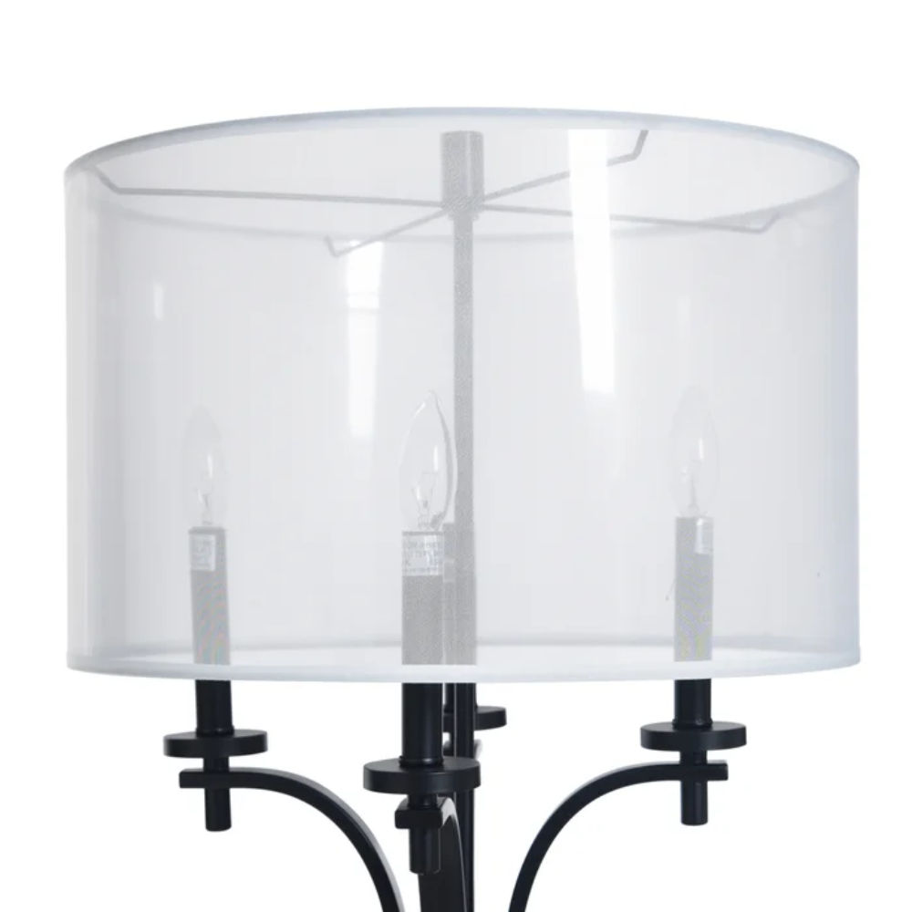 Picture of StyleCraft | Corcy Gold Floor Lamp