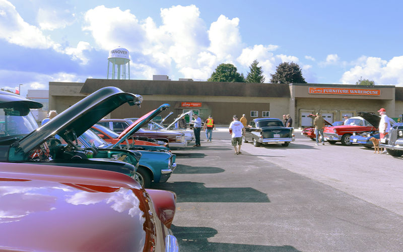 car show at Smittys