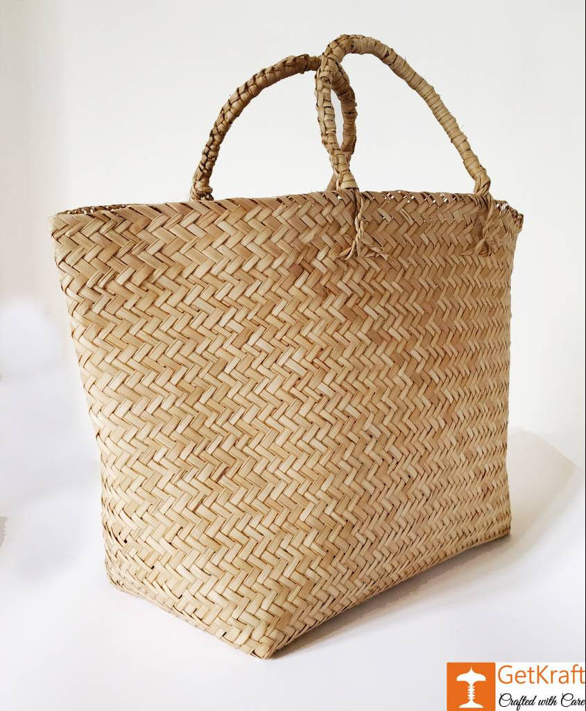 Seagrass or Sitalpati Shopping Bag (#1041),sitalpati,handmade bag