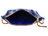 Shibori Clutch bag crossbody bag Hand Embroidery ( Blue )(#1069)-thumb-1