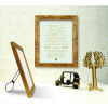 Frame Paper and Metal Stand Sare Jahaan Se Achha Frame (7 inch x 9 inch Gold)(#1085)-thumb-3