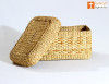 Natural Straw Tissue Box(#1104)-thumb-1