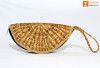 Natural Straw Handmade Clutch(#1110)-thumb-0