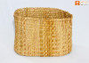 Natural Straw Kauna Large Basket(#1112)-thumb-0