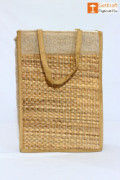 Jute and Straw Tiffin Bag(#1115) - Getkraft.com