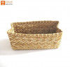 Natural Straw Small Basket(#1123)-thumb-1