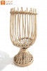 Cane Rattan Lantern Candle Holder (Large)(#1125)-thumb-0