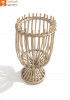 Cane Rattan Lantern Candle Holder (Large)(#1125)-thumb-1