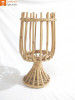 Cane Rattan Lantern Candle Holder (Small)(#1126)-thumb-0