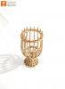 Cane Rattan Lantern Candle Holder (Small)(#1126)-thumb-1