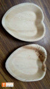 Areca Leaf Heart Palm Plate(#1136) - Getkraft.com