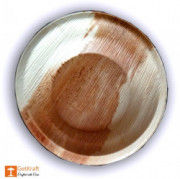 Areca Leaf Round Plate(#1137) - Getkraft.com