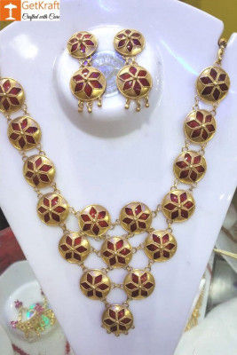 Assamese Traditional Jewellery Set for Women(#1151)-gallery-0