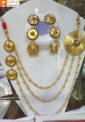 Assamese Traditional Jewellery Set For Women Of all Ages(#1153)-gallery-0