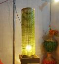 Bamboo Net Coloured Lamp(#118)-thumb-1